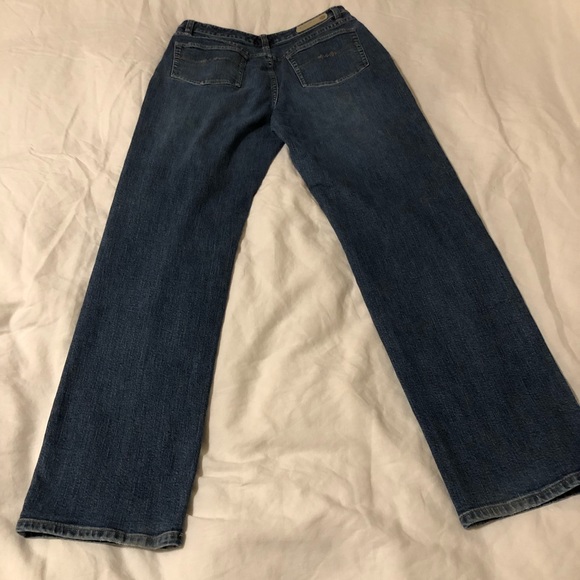 CLEARANCE Indigo Palms High Waist Straight Leg 10R Jeans - Picture 5 of 7